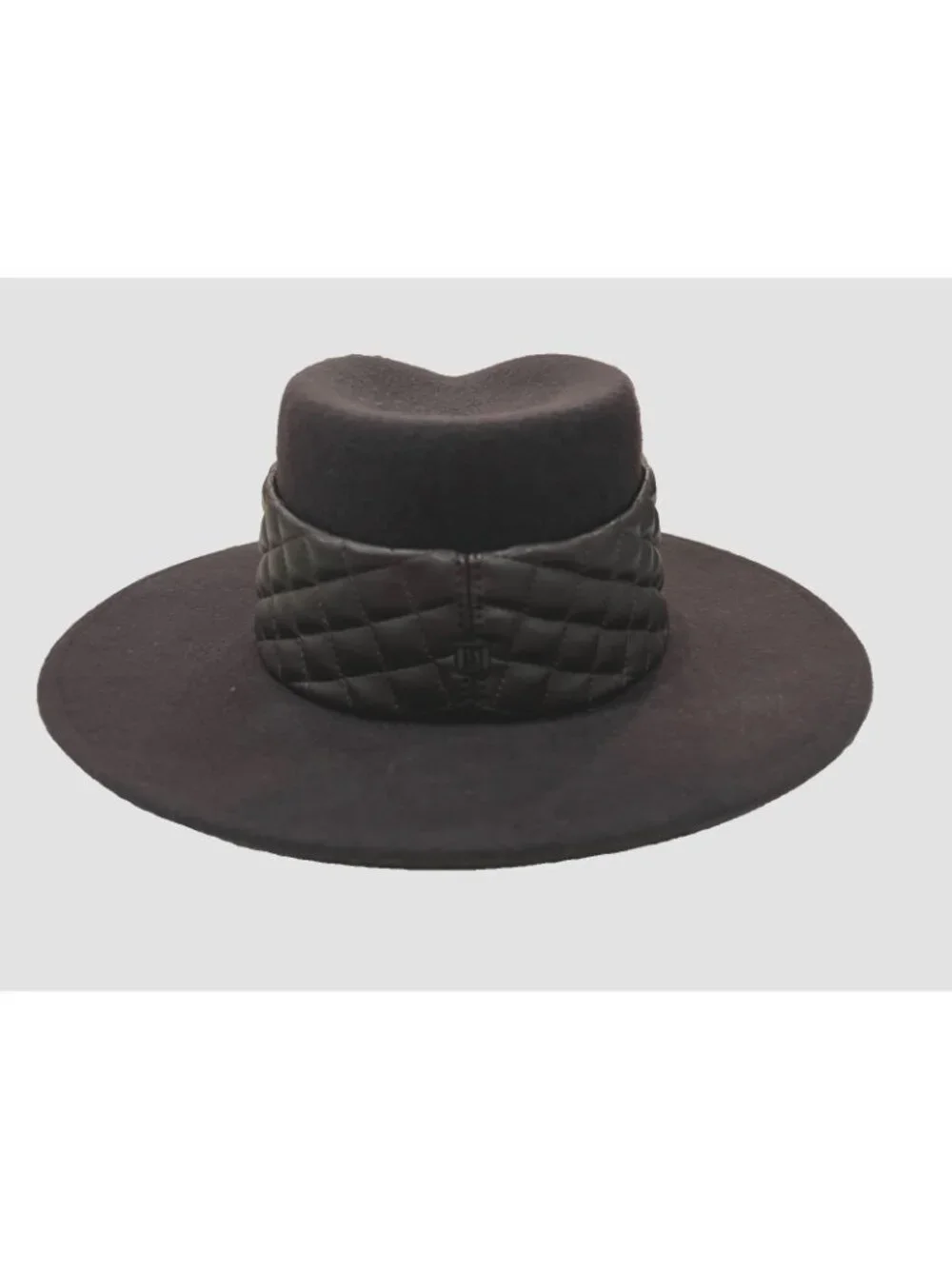 Eric Javits New York Quilty Fedora Hat Chocolate ( O/S )